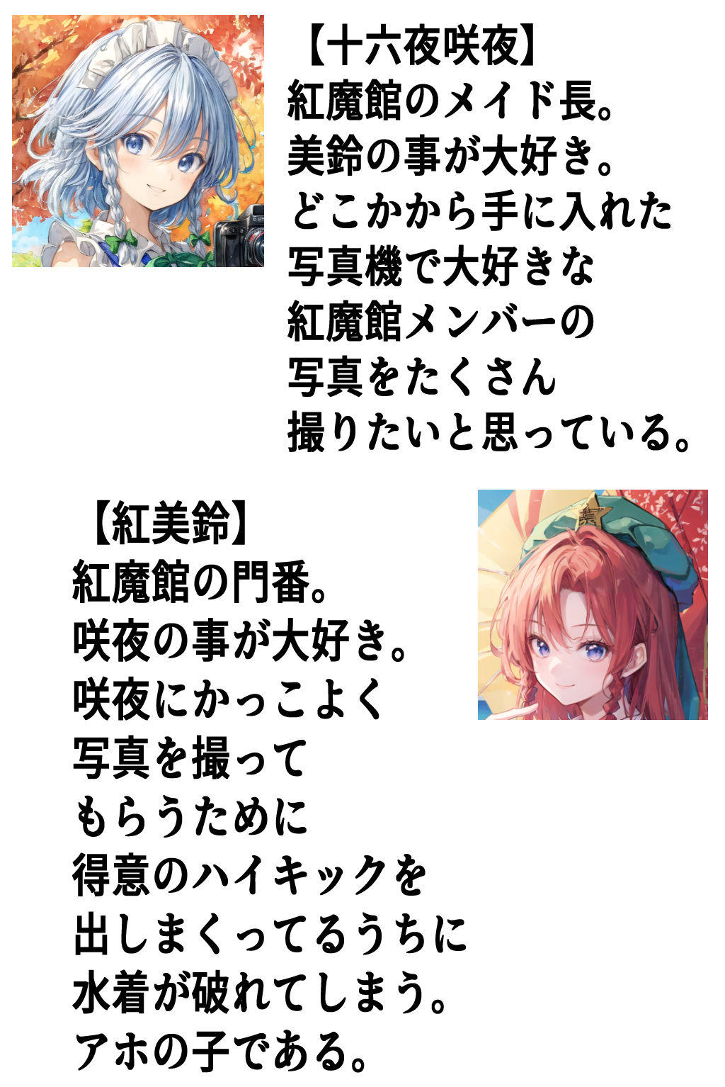 サンプル画像1:美鈴さんのウルトラメガトンハイキック！！！！(ゆるふわ研究所) [d_435943]