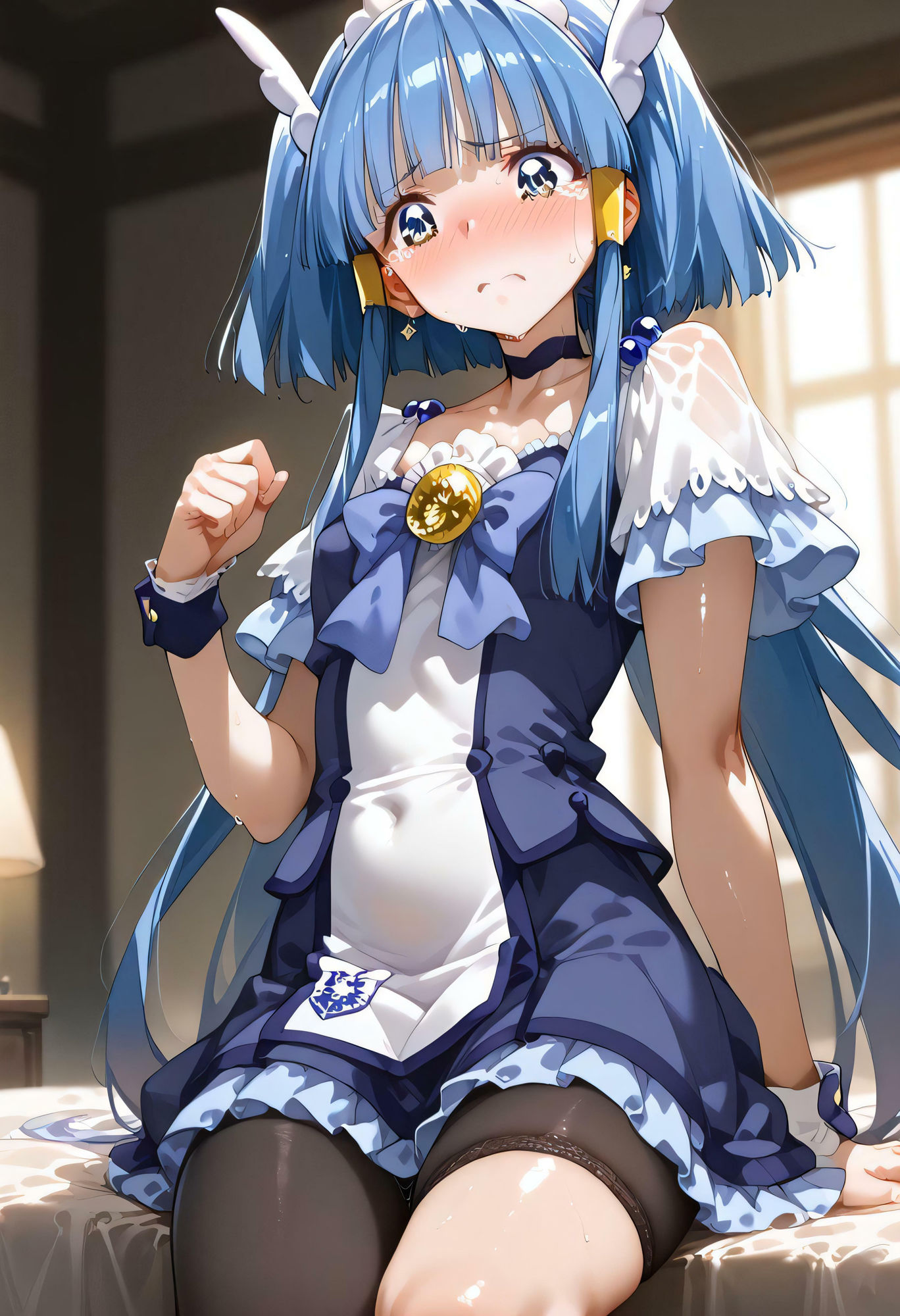 サンプル画像1:搾乳ヒロインになります(なみだのあとさき) [d_435992]