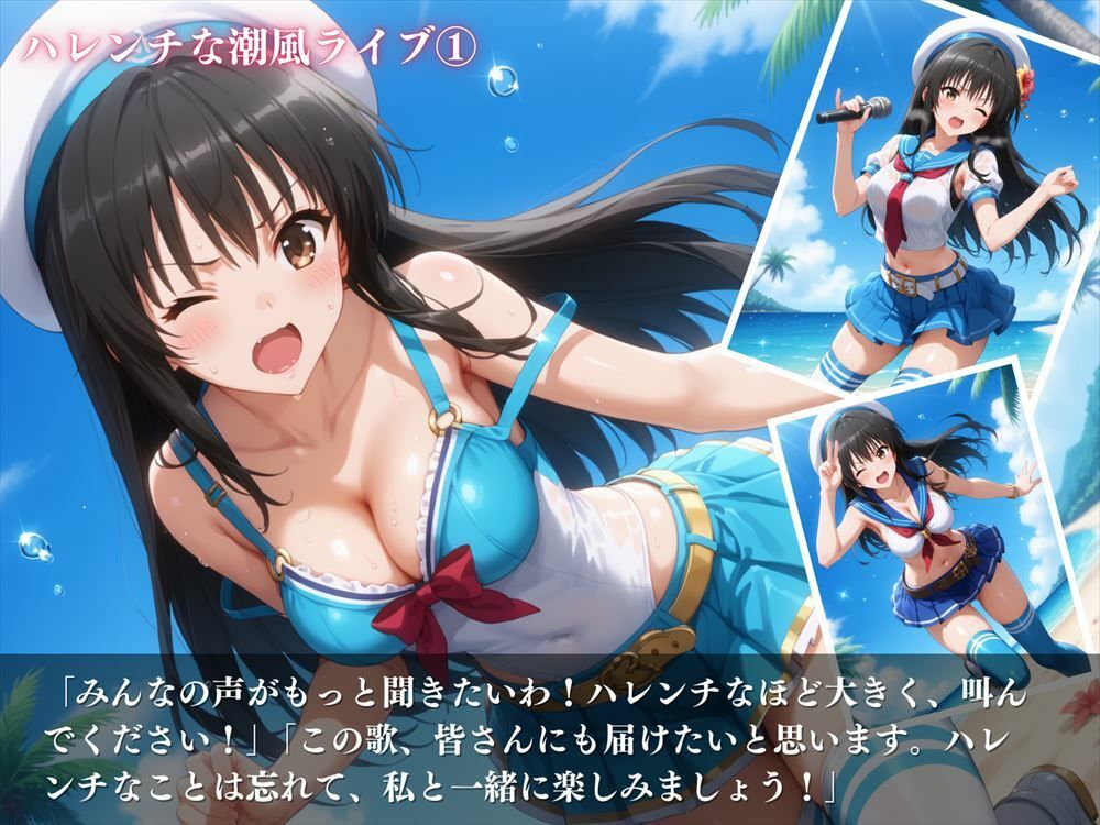 サンプル画像2:「潮風のハレンチシーサイド」〜ハレンチなメロディを添えて〜(絵空事組合) [d_436090]