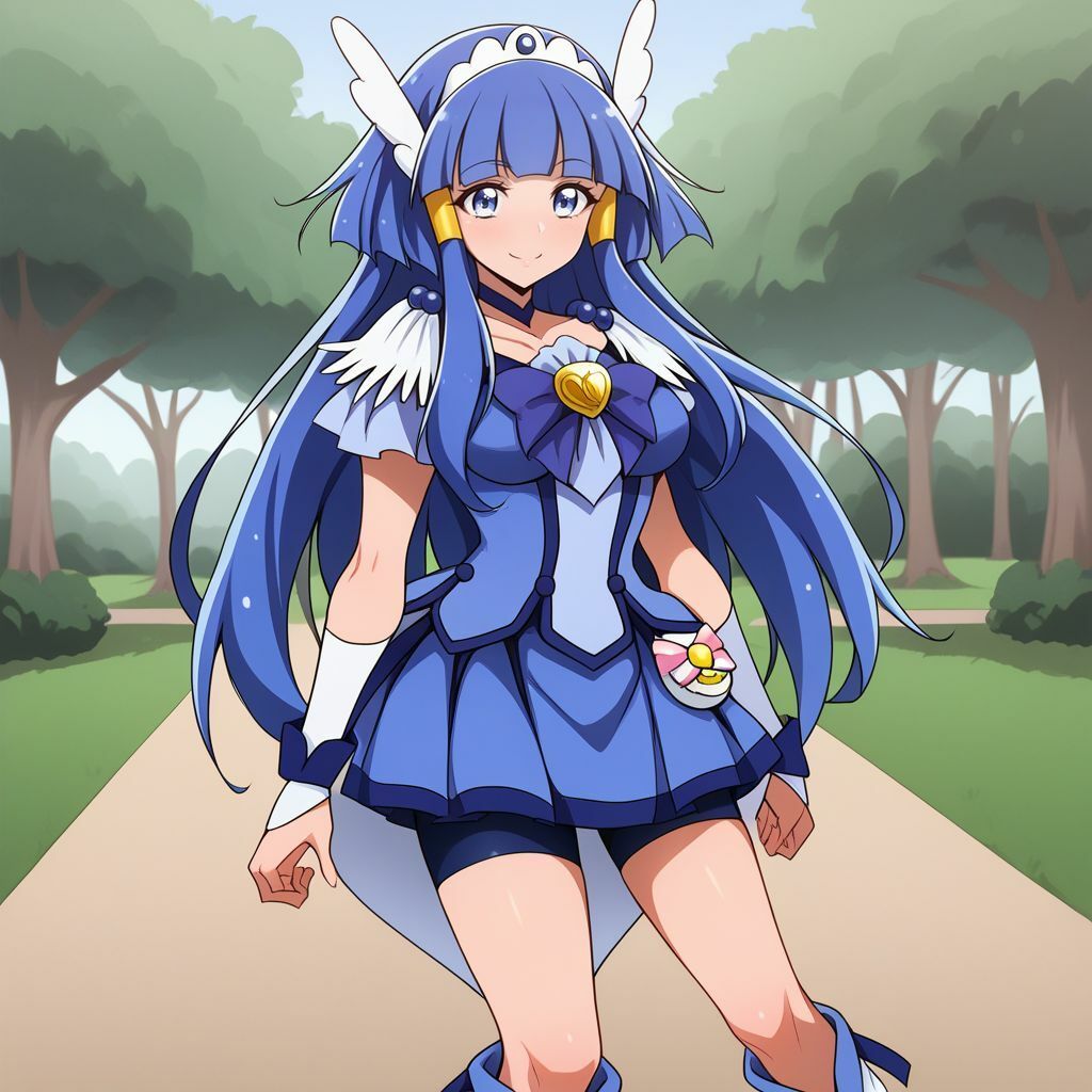 サンプル画像1:スマイルプリキ〇ア vs 超絶倫巨根おじさん 〜大量ザーメンでエナジーチャージ〜(AIヒロイン屋) [d_436102]