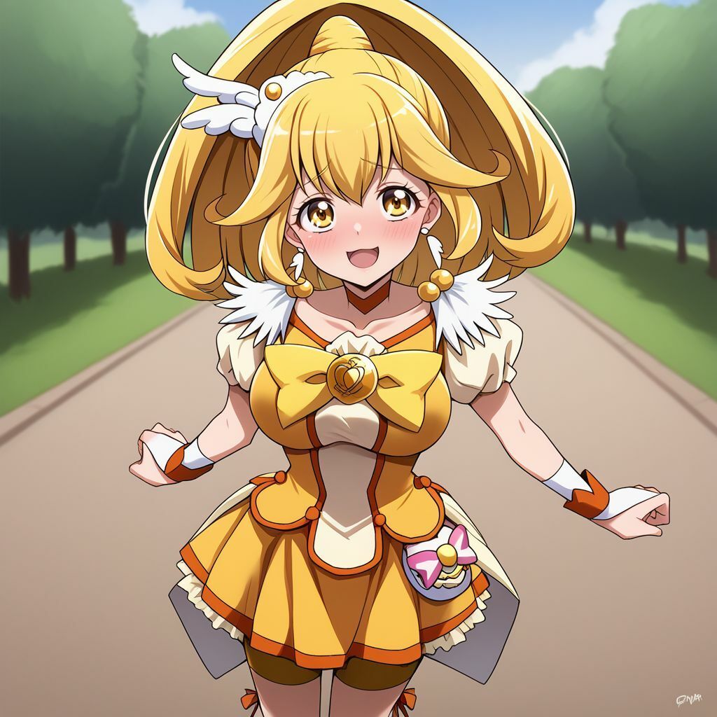 サンプル画像2:スマイルプリキ〇ア vs 超絶倫巨根おじさん 〜大量ザーメンでエナジーチャージ〜(AIヒロイン屋) [d_436102]