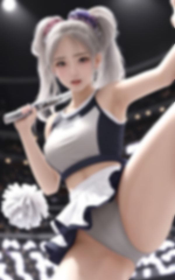 サンプル画像5:エロすぎる淫乱チアガールHな盗撮画像集(魅せるAI社) [d_436141]