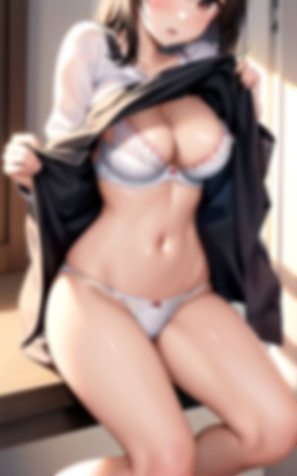 サンプル画像3:下着で新任教師を誘惑する淫乱巨乳美女83枚(kawaiiえいあい.com) [d_436142]