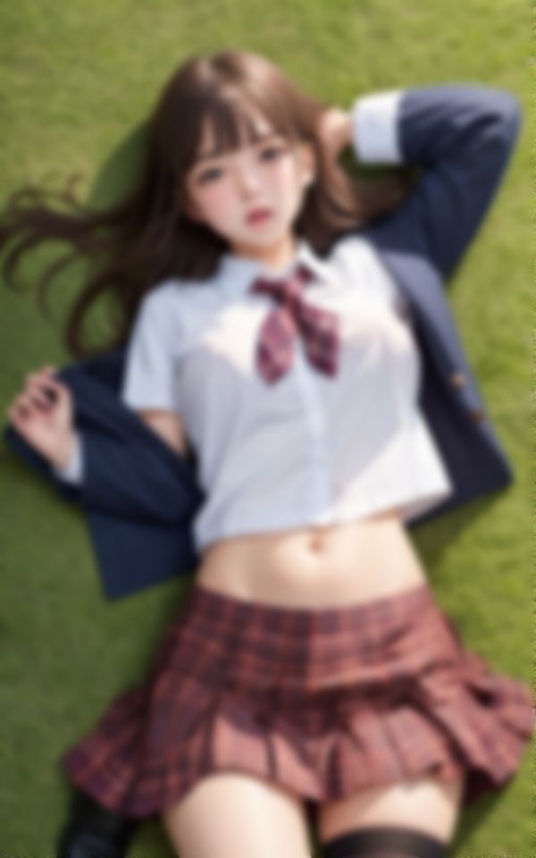 サンプル画像2:エロすぎる表情と淫らな身体で色仕掛けしてくる淫乱美女娘(AIゆずは) [d_436146]