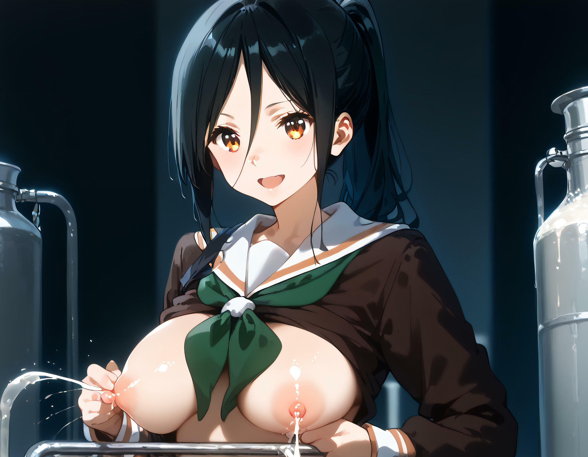 サンプル画像1:母乳を飲んでくれないか(夢絵堂) [d_436191]