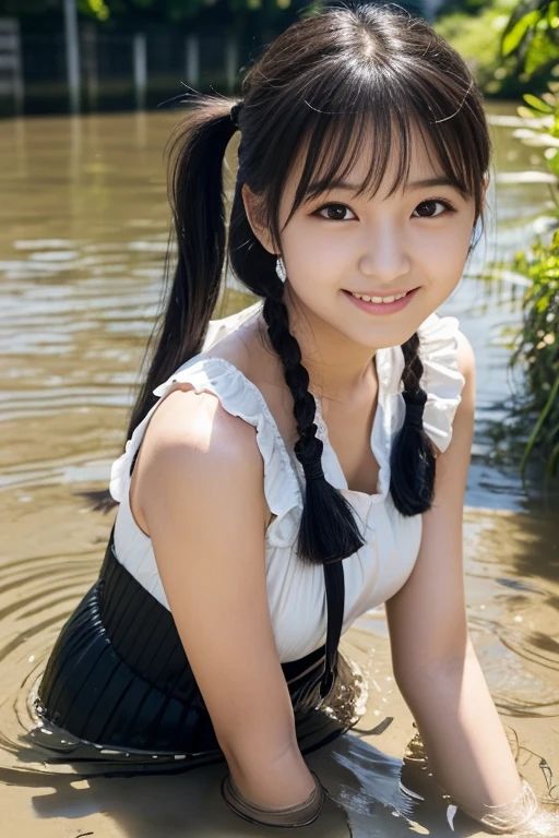 サンプル画像2:冠水AI美少女(AI.natsumoto) [d_436217]