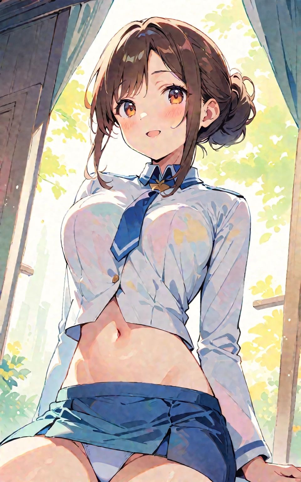 サンプル画像2:【R18写真集】スチュワーデス調教日誌(画像生成マン) [d_436279]