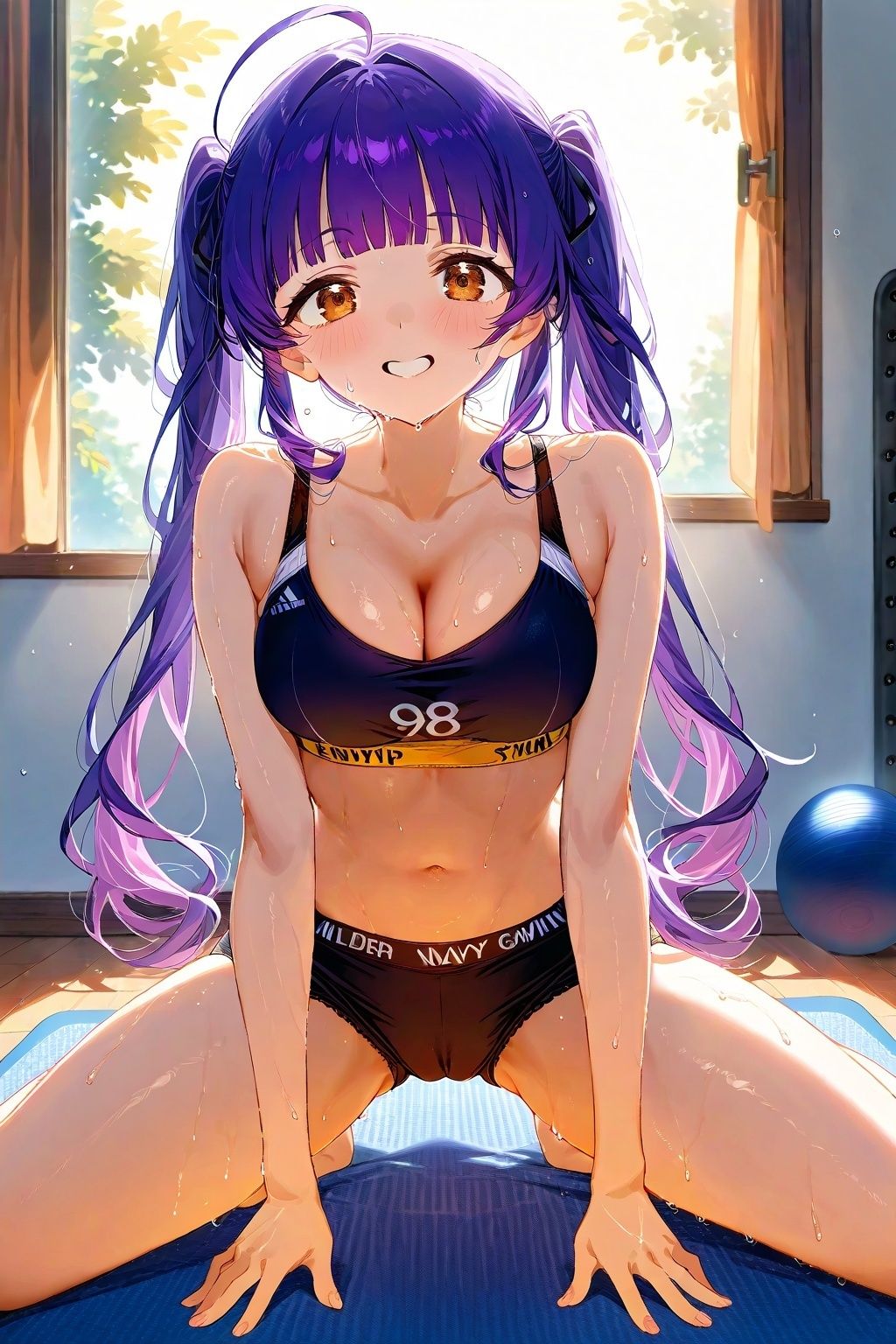 サンプル画像4:60キャラ スポブラ スポーツブラ 即オチ2コマ(事務びーむ) [d_436291]