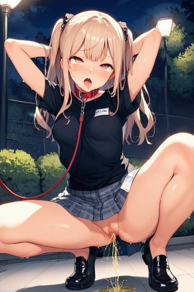 サンプル画像1:学校で生意気な女子を洗脳で雌犬にして夜の公園で散歩したったwww(輿水幸子) [d_436379]