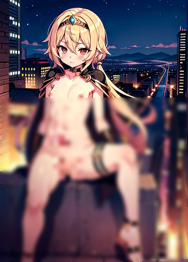 サンプル画像2:ふたなり姫「華麗なるフル勃起おちん●」(AI黄金期) [d_436408]