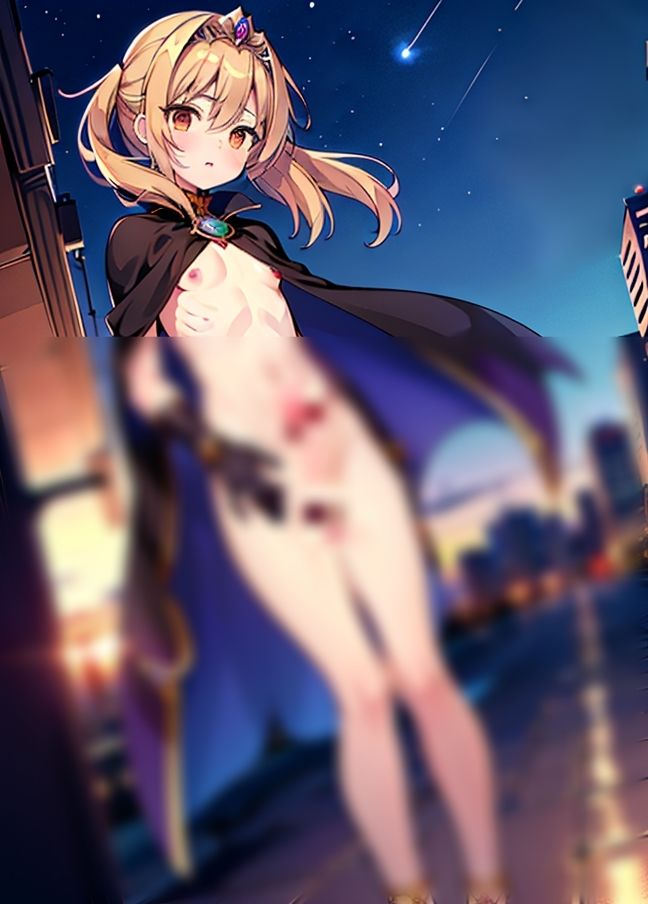 サンプル画像5:ふたなり姫「華麗なるフル勃起おちん●」(AI黄金期) [d_436408]