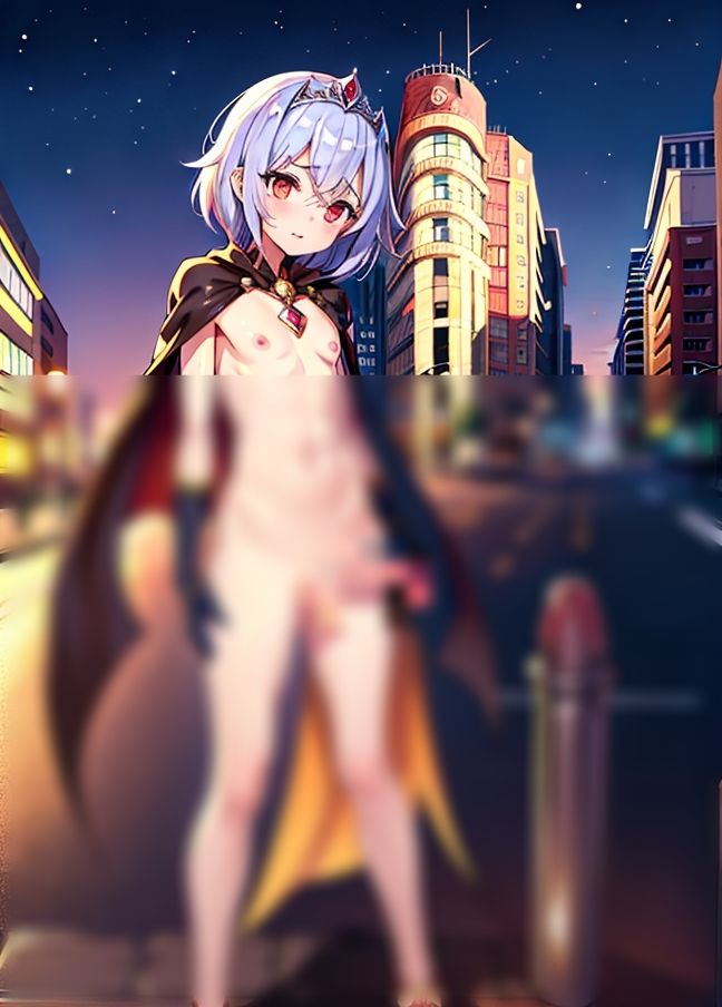 サンプル画像6:ふたなり姫「華麗なるフル勃起おちん●」(AI黄金期) [d_436408]