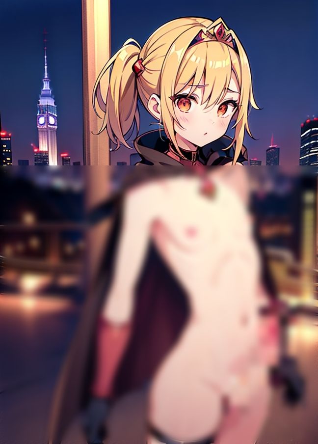 サンプル画像5:男の娘は巨根「真夜中に王子が街中で巨根をしごく」(クロックモンスター) [d_436428]