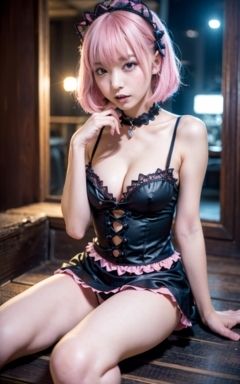 サンプル画像4:AIグラビア写真集4〜ツンデレメイドにご奉仕されたい〜(ねも) [d_436441]