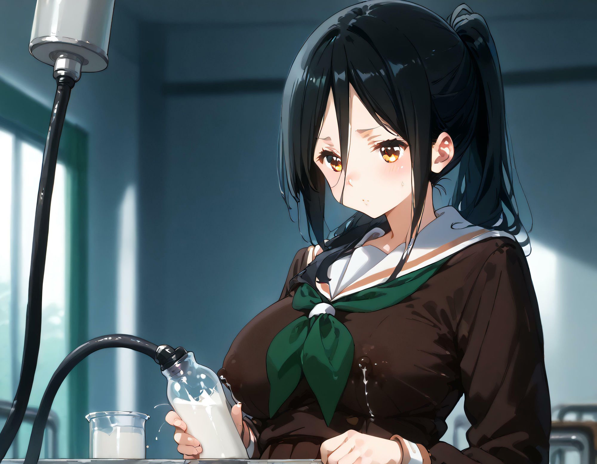 サンプル画像1:私が母乳を出す理由(エテルナシティ) [d_436447]