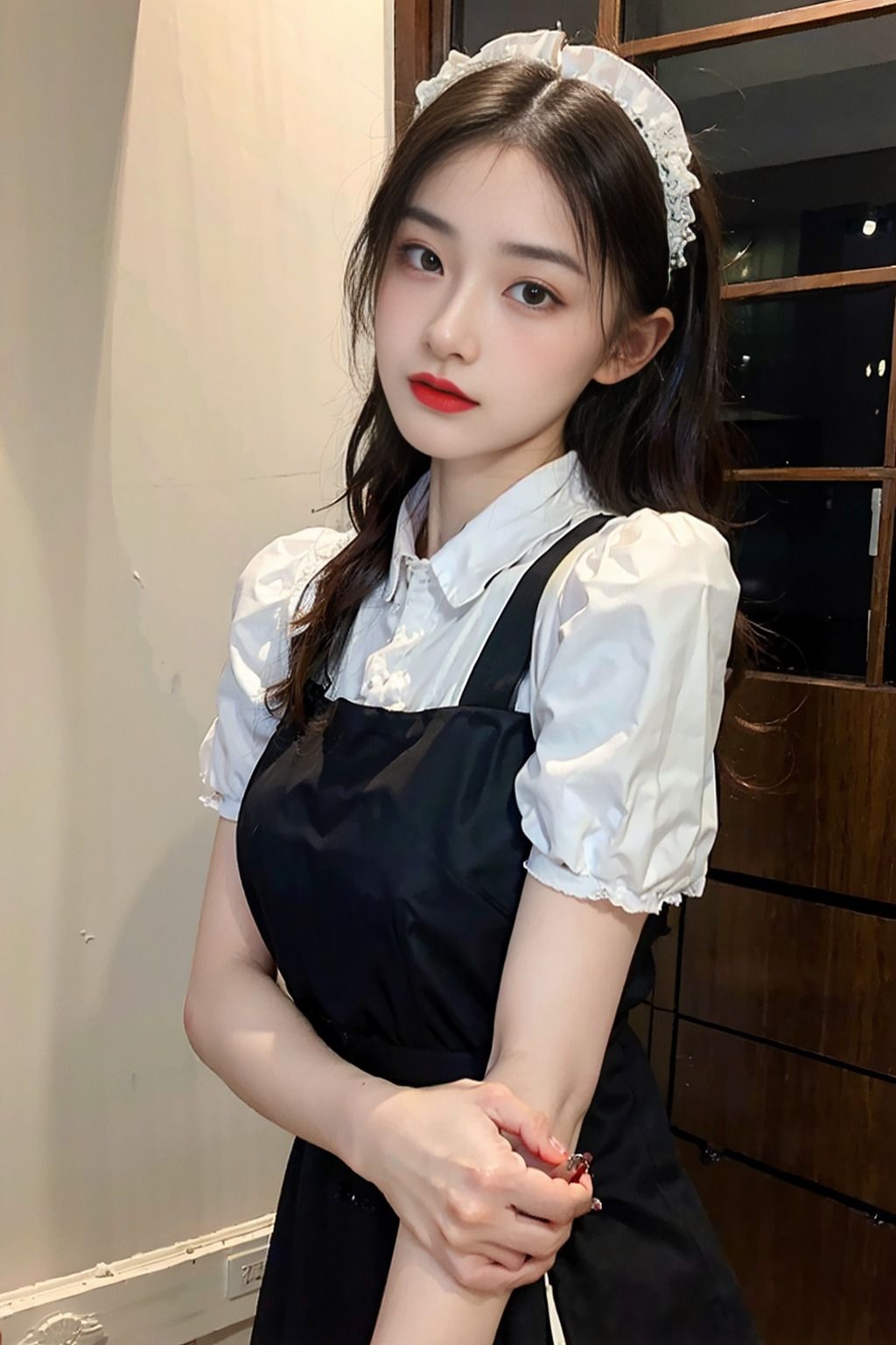 サンプル画像1:メイドの濃密な夜のご奉仕(ウリボーデザイン) [d_436476]