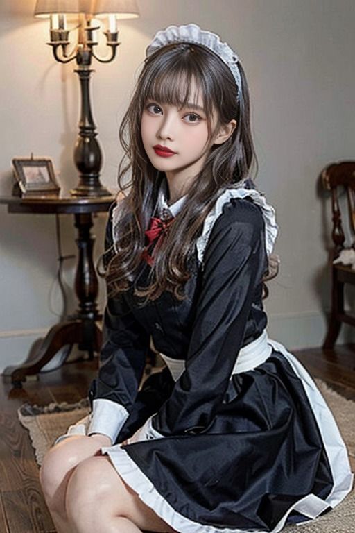 サンプル画像2:メイドの濃密な夜のご奉仕(ウリボーデザイン) [d_436476]