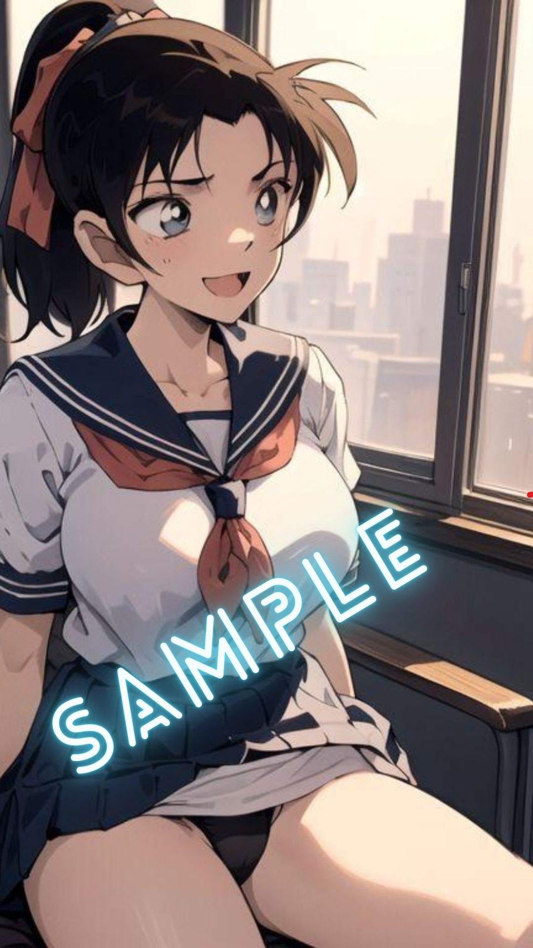 サンプル画像4:名探偵コ◯ン 遠山◯葉画像集 vol2(パンティー旅情) [d_436518]