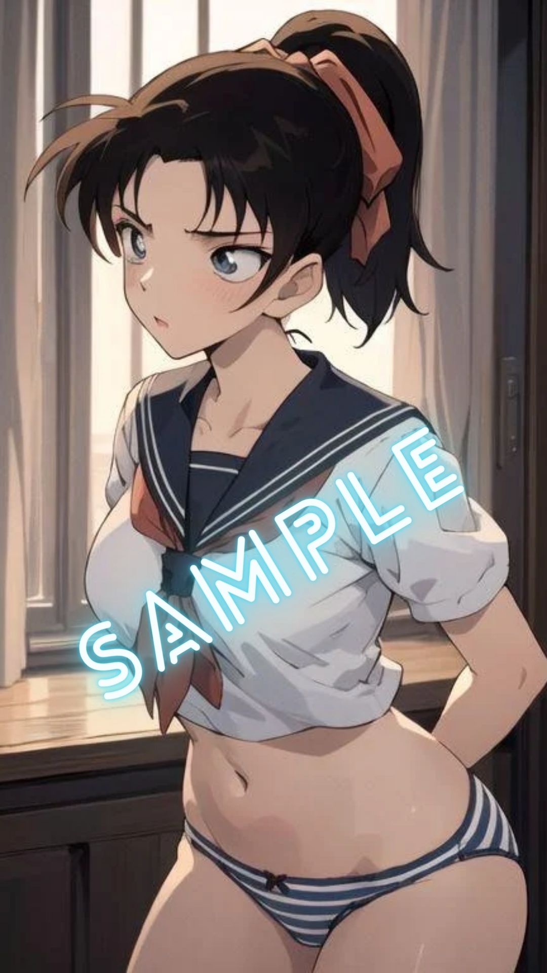 サンプル画像5:名探偵コ◯ン 遠山◯葉画像集 vol2(パンティー旅情) [d_436518]