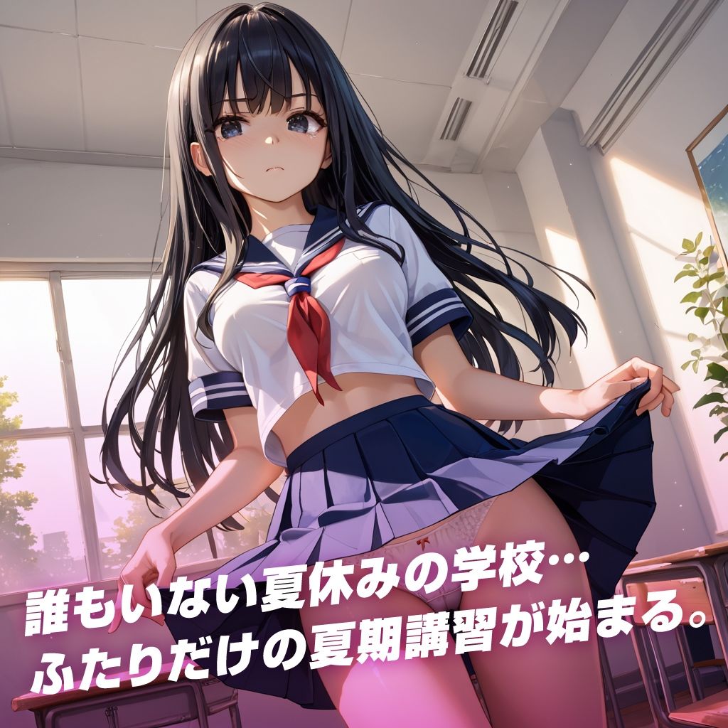 サンプル画像1:ふたりの夏期講習(フワガールズ) [d_436653]