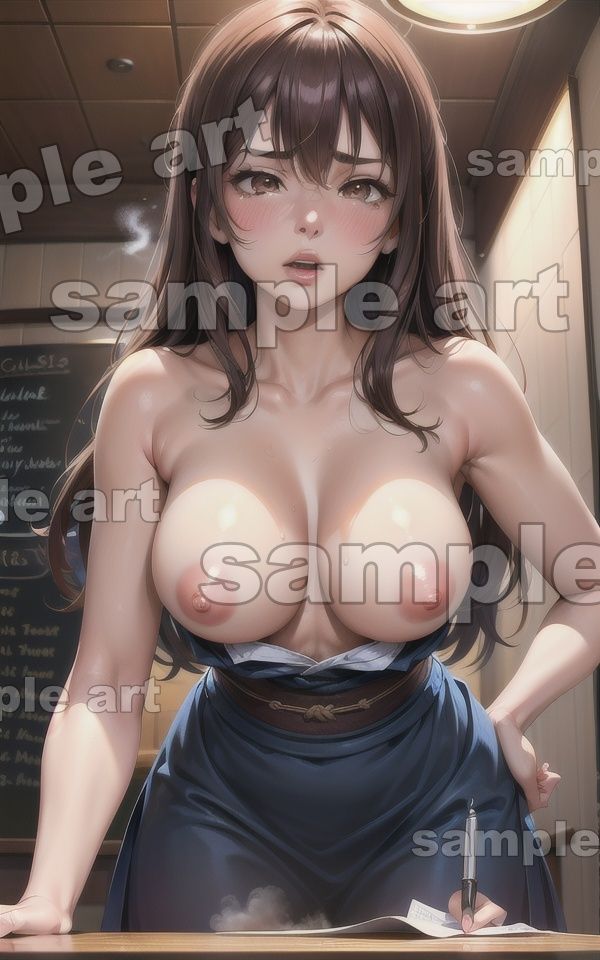 サンプル画像5:バイトリーダー443枚！痴女が仕事でミスして客に侵されてしまう恥じらいのSEX(性欲モンスター企画) [d_436654]