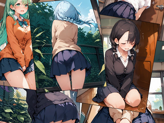 サンプル画像2:おしっコレクション 制服少女放尿CG集3(アイトイウナノエゴ) [d_436672]