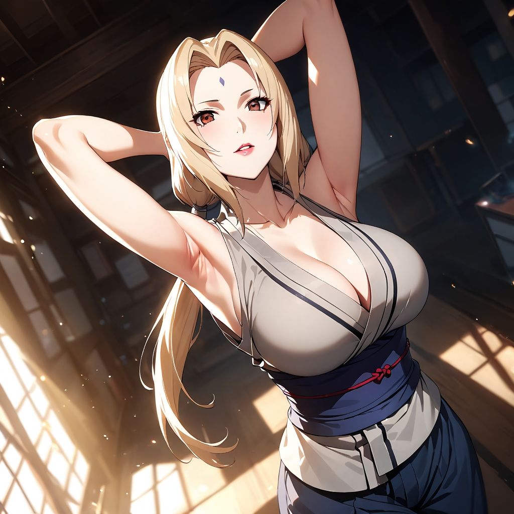 サンプル画像2:火影への修行の第一歩は、千〇綱手に搾り取られること？！(ふりかけテキーラ) [d_436772]