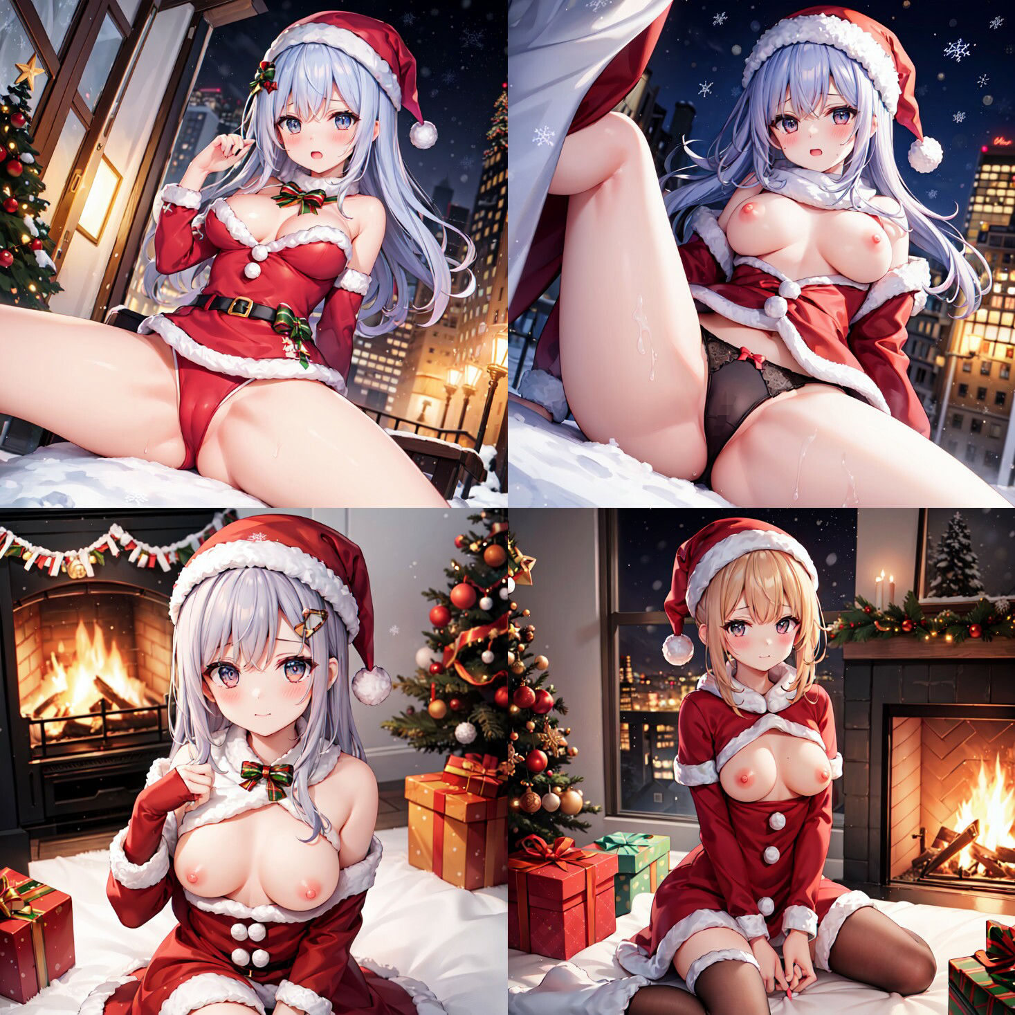 サンプル画像2:真夏のプレゼント(AIおぱいん屋) [d_436778]