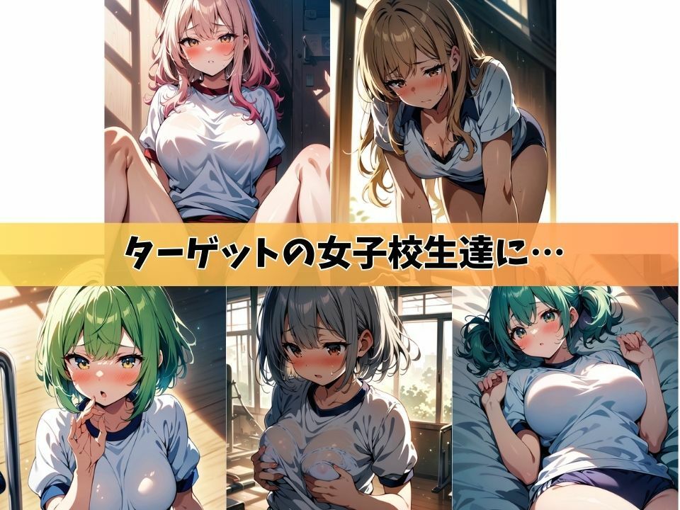 サンプル画像1:5人の女子校生と体操服着たまま激しく大運動会＃1(J Butterfly) [d_436782]