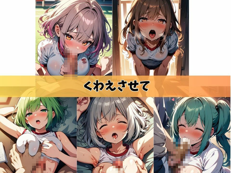 サンプル画像2:5人の女子校生と体操服着たまま激しく大運動会＃1(J Butterfly) [d_436782]