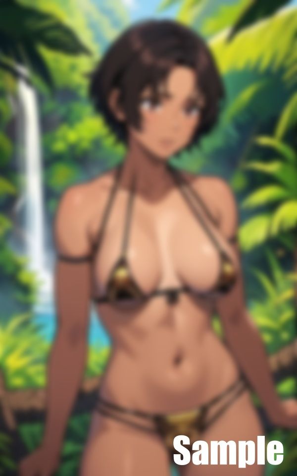 サンプル画像2:ジャングルの少女(じょうすけ) [d_436854]