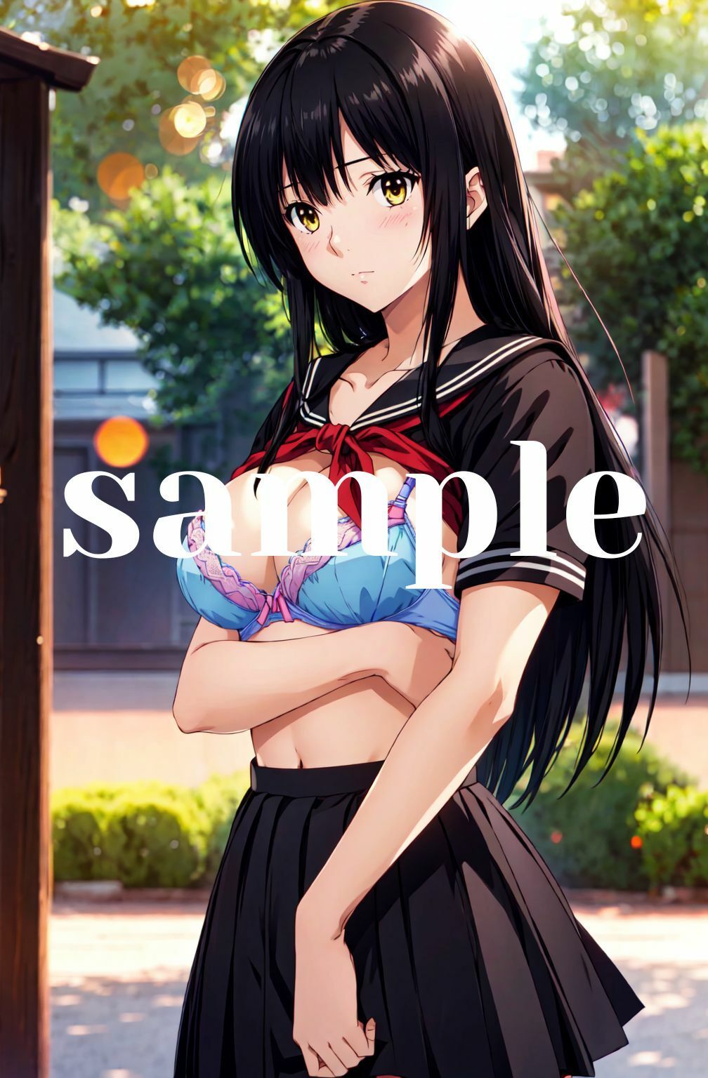 サンプル画像2:あま〜い苺いかがですか？〜練乳もかけていいんだよ〜(ちっぱいですがなにか) [d_436866]