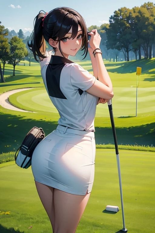 サンプル画像4:ゴルフサークル巨乳JDがすごかった2 〜お尻中心CG集編〜(LOVEdream) [d_436889]