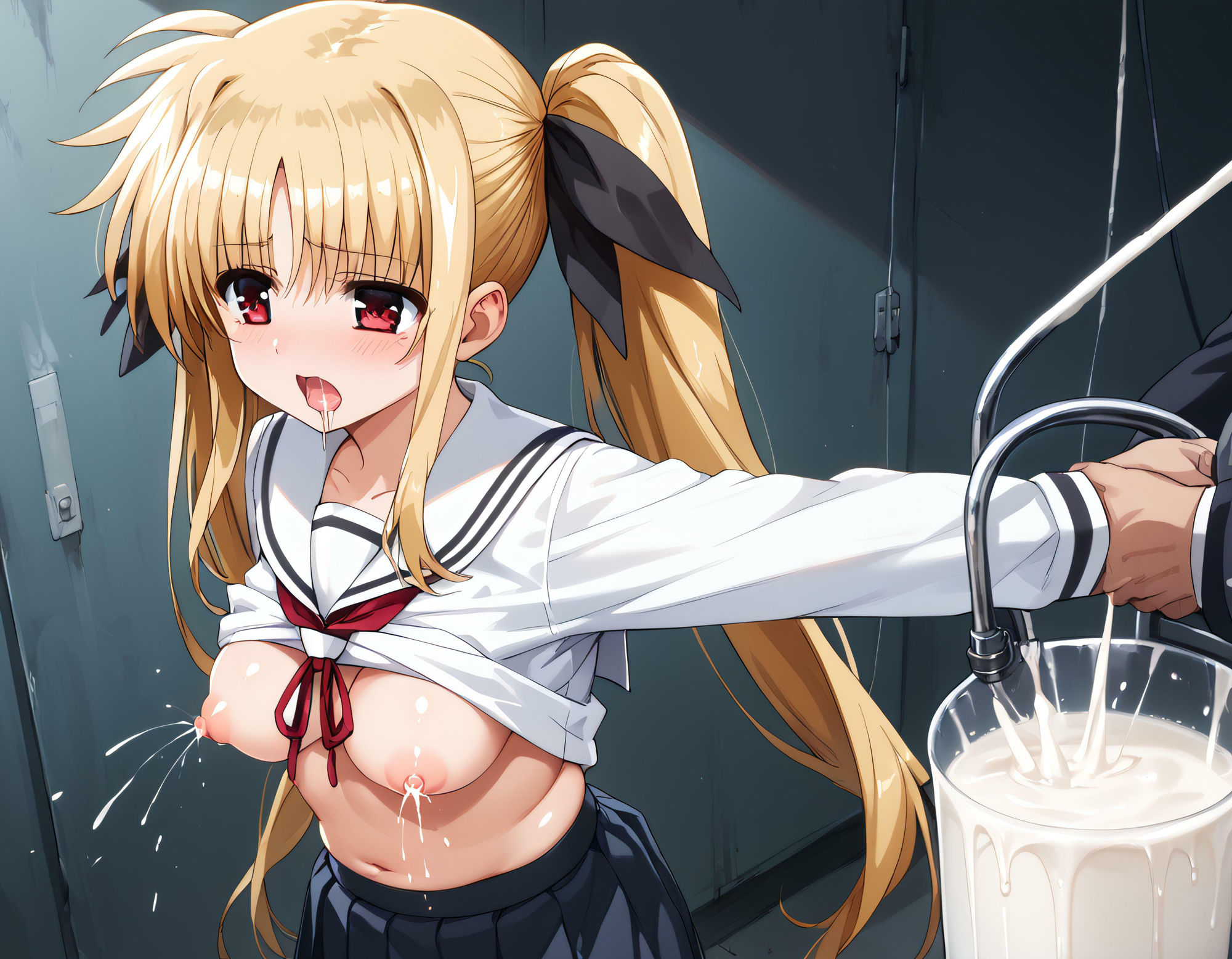 サンプル画像3:おっぱい搾ってあげようか(フレアテクニカ) [d_436901]