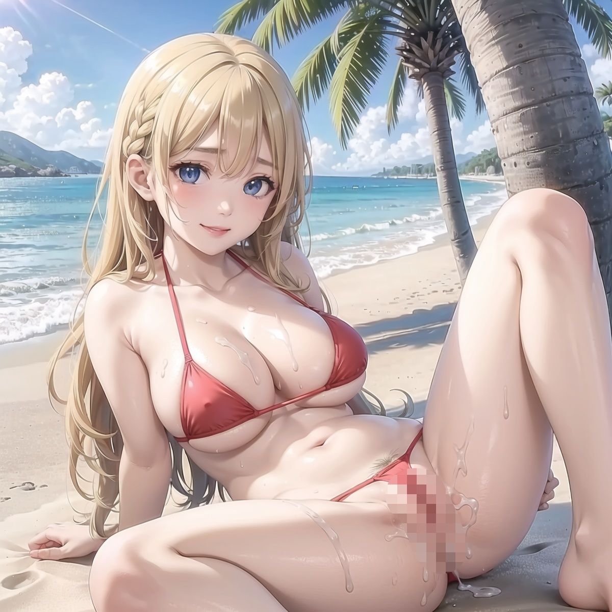 サンプル画像3:夏だ！海だ！美巨乳祭りだ！〜オトナの夏がやってきた！〜Vol.1(推しの王女様) [d_436924]