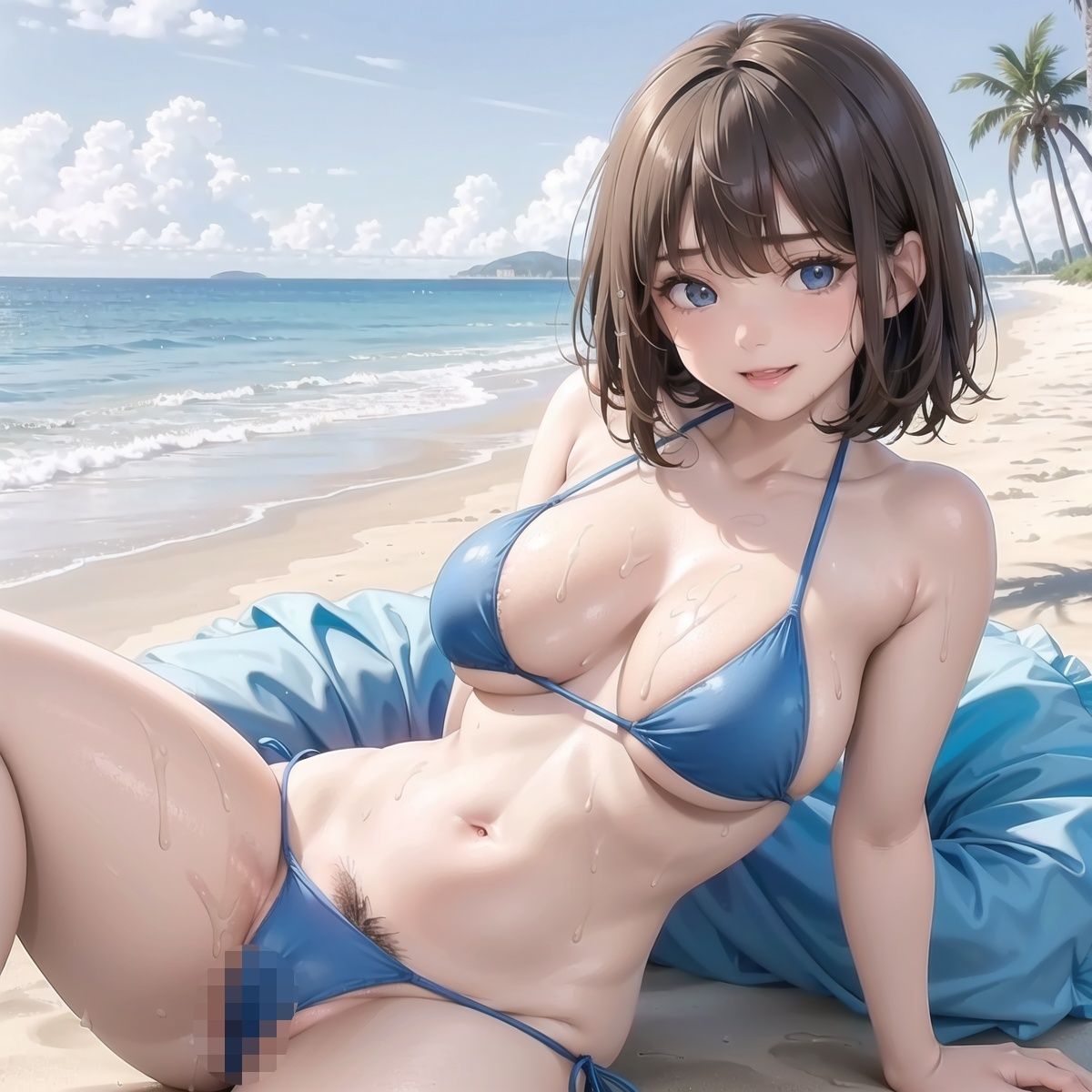 サンプル画像5:夏だ！海だ！美巨乳祭りだ！〜オトナの夏がやってきた！〜Vol.1(推しの王女様) [d_436924]