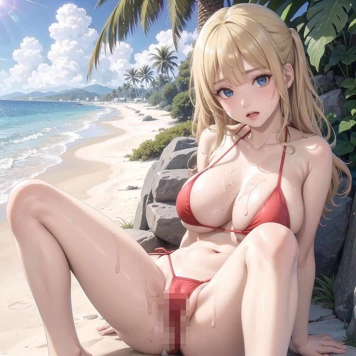 サンプル画像4:夏だ！海だ！美巨乳祭りだ！〜オトナの夏がやってきた！〜Vol.3(推しの王女様) [d_436950]