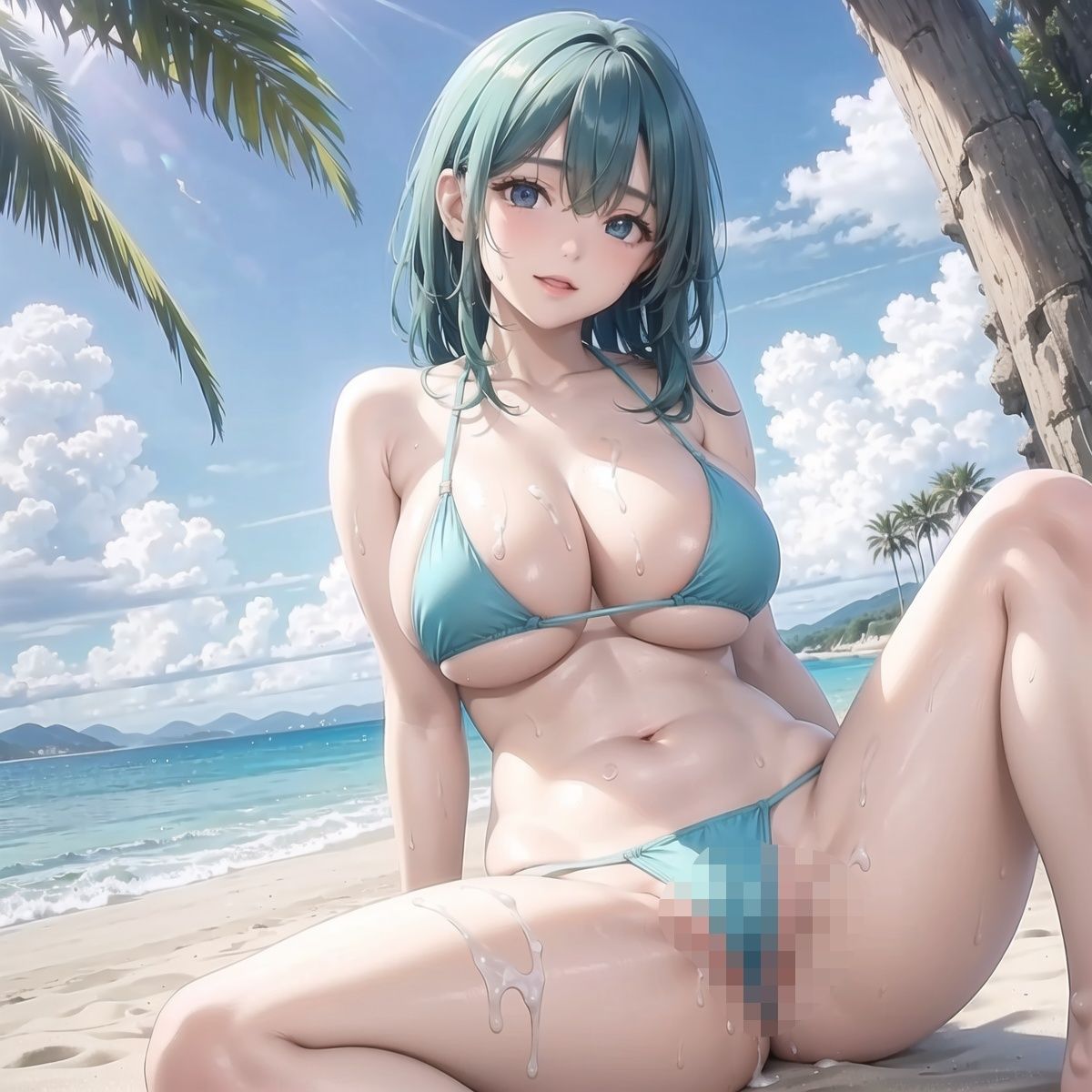 サンプル画像2:夏だ！海だ！美巨乳祭りだ！〜オトナの夏がやってきた！〜Vol.5(推しの王女様) [d_436955]