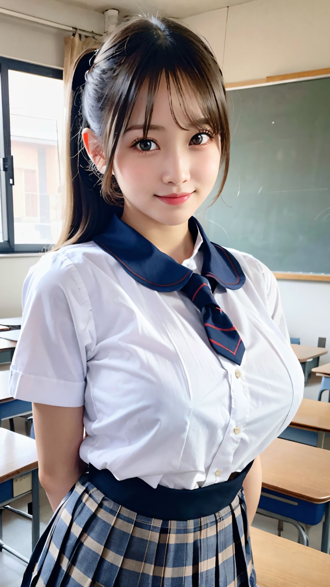 制服コスプレAI美女学園のサンプル画像 6
