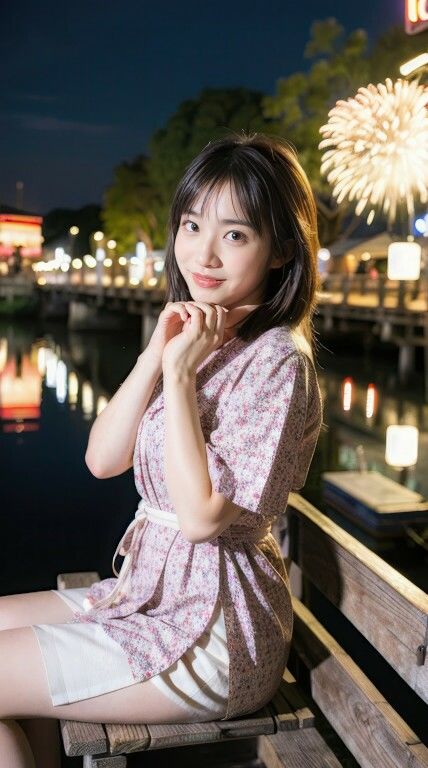 サンプル画像1:AI生成写真集 コスプレシリーズ Yukata（浴衣） Vol.1(美伝プロジェクト) [d_437131]