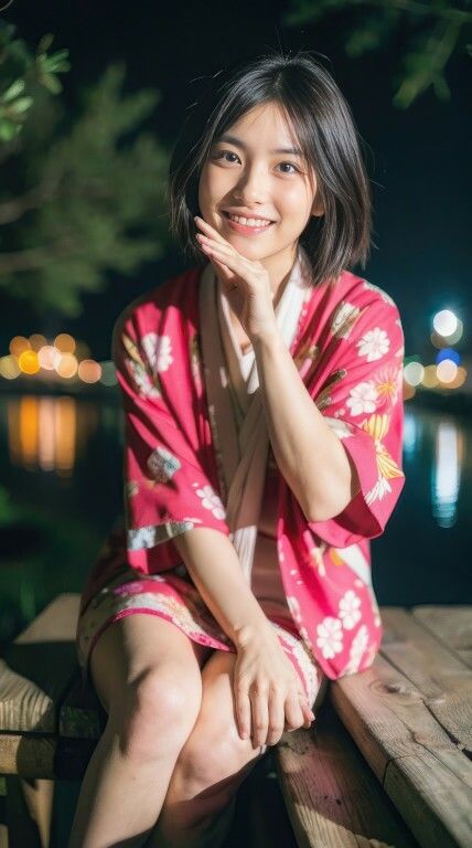 サンプル画像2:AI生成写真集 コスプレシリーズ Yukata（浴衣） Vol.1(美伝プロジェクト) [d_437131]