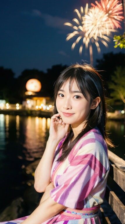 サンプル画像4:AI生成写真集 コスプレシリーズ Yukata（浴衣） Vol.1(美伝プロジェクト) [d_437131]