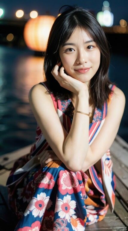 サンプル画像6:AI生成写真集 コスプレシリーズ Yukata（浴衣） Vol.1(美伝プロジェクト) [d_437131]