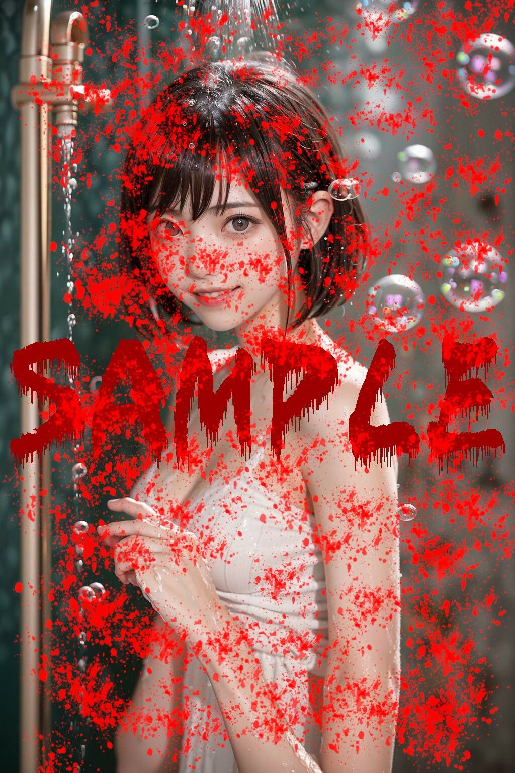 サンプル画像2:ディープラーニングの恐怖:AI美女の崩壊Vol.3(あいあーてぃすと) [d_437162]