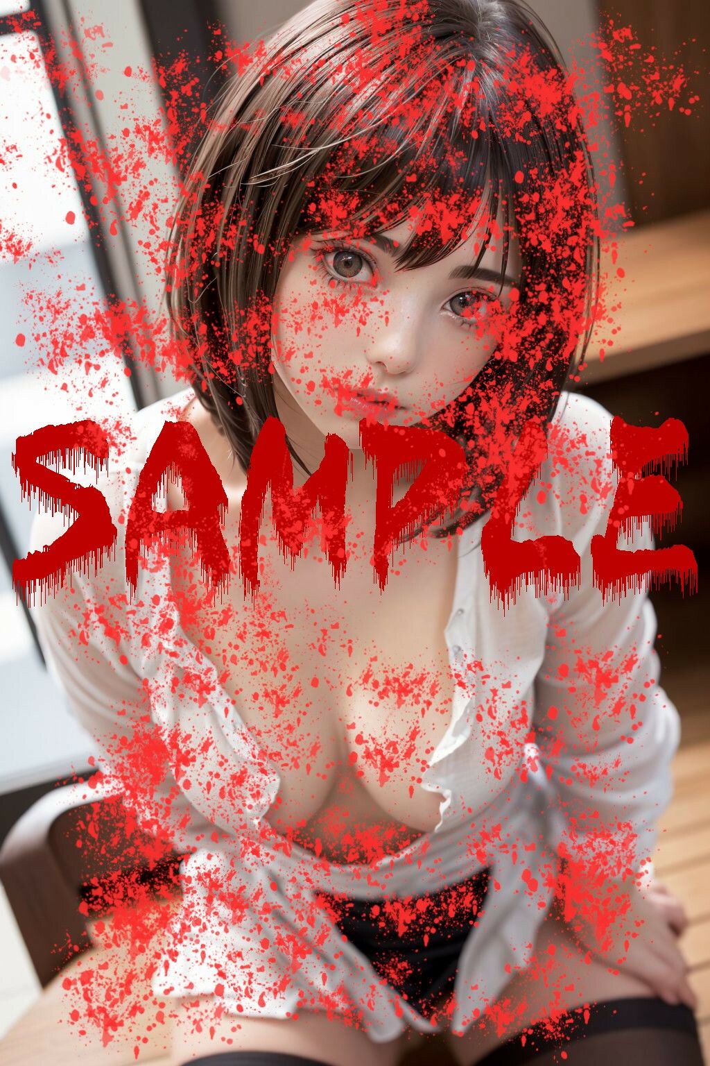 サンプル画像2:ディープラーニングの恐怖:AI美女の崩壊Vol.4(あいあーてぃすと) [d_437176]