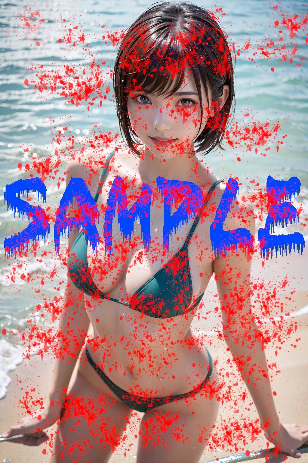 サンプル画像5:ディープラーニングの恐怖:AI美女の崩壊Vol.4(あいあーてぃすと) [d_437176]