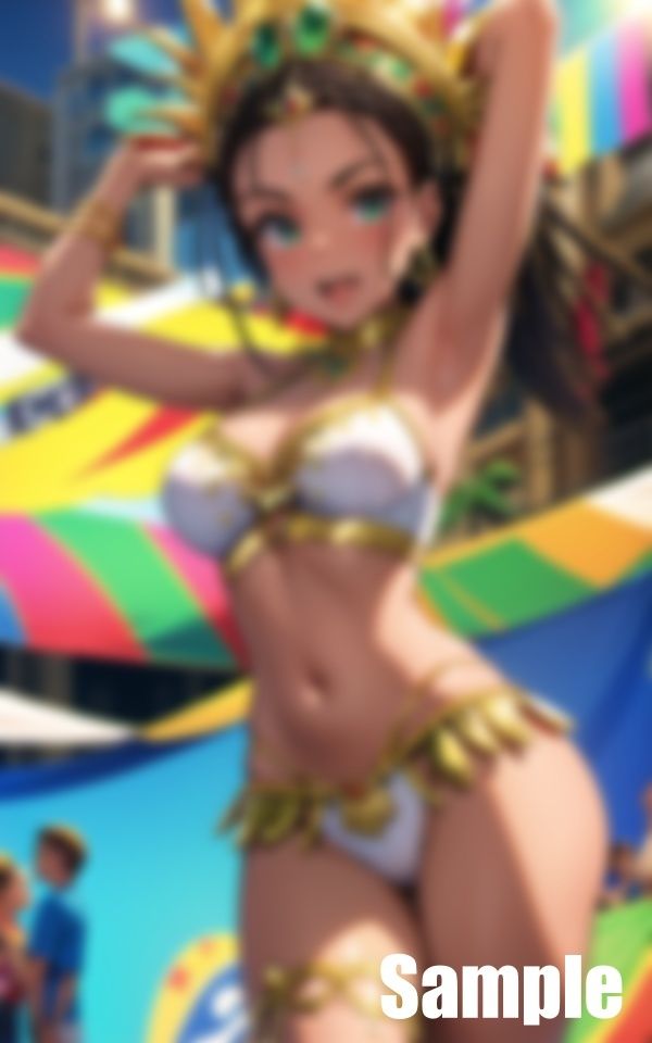 サンプル画像1:リオデジャネイロのカーニバル(じゅごん) [d_437183]