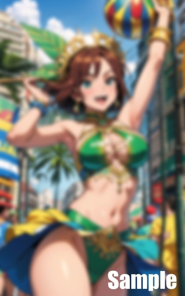 サンプル画像2:リオデジャネイロのカーニバル(じゅごん) [d_437183]