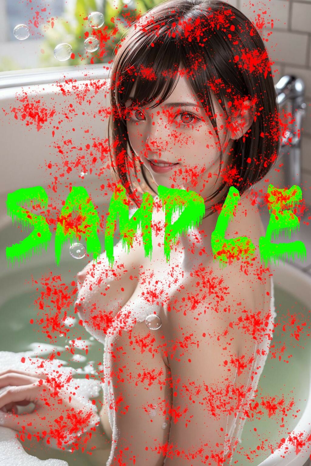 サンプル画像1:ディープラーニングの恐怖:AI美女の崩壊Vol.5(あいあーてぃすと) [d_437197]