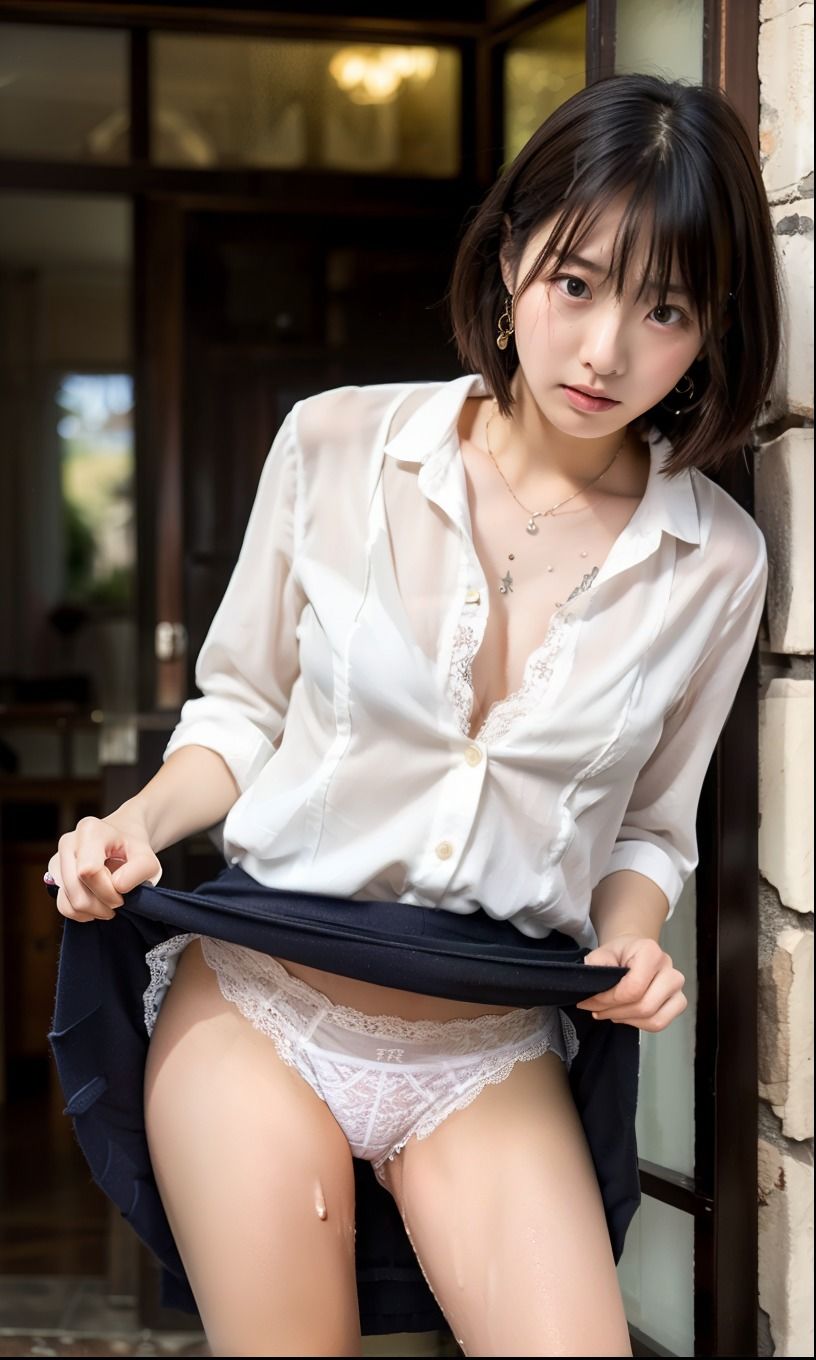 サンプル画像5:クレーム言ったらパンツ対応しに家まで来てくれた【123名！】(美女写真集) [d_437218]